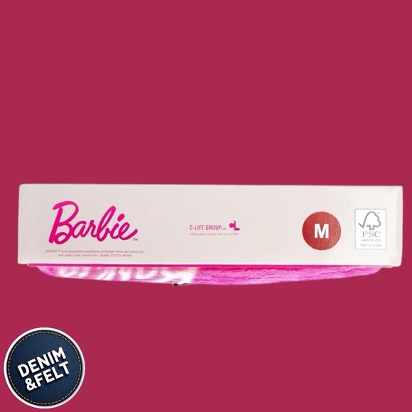 Barbie Women's Plush Graphic Character Sweatshirt/Pullover Gift Box | NEW/NWT🩷 - Picture 4 of 11